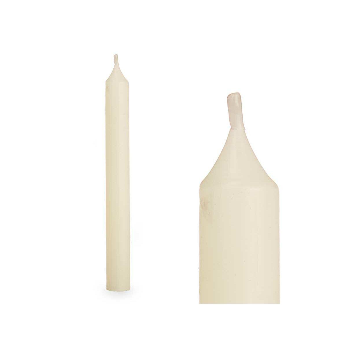 Set de Velas Acorde 123-B-AR Crema 2 x 2 x 15 cm (12 Unidades)