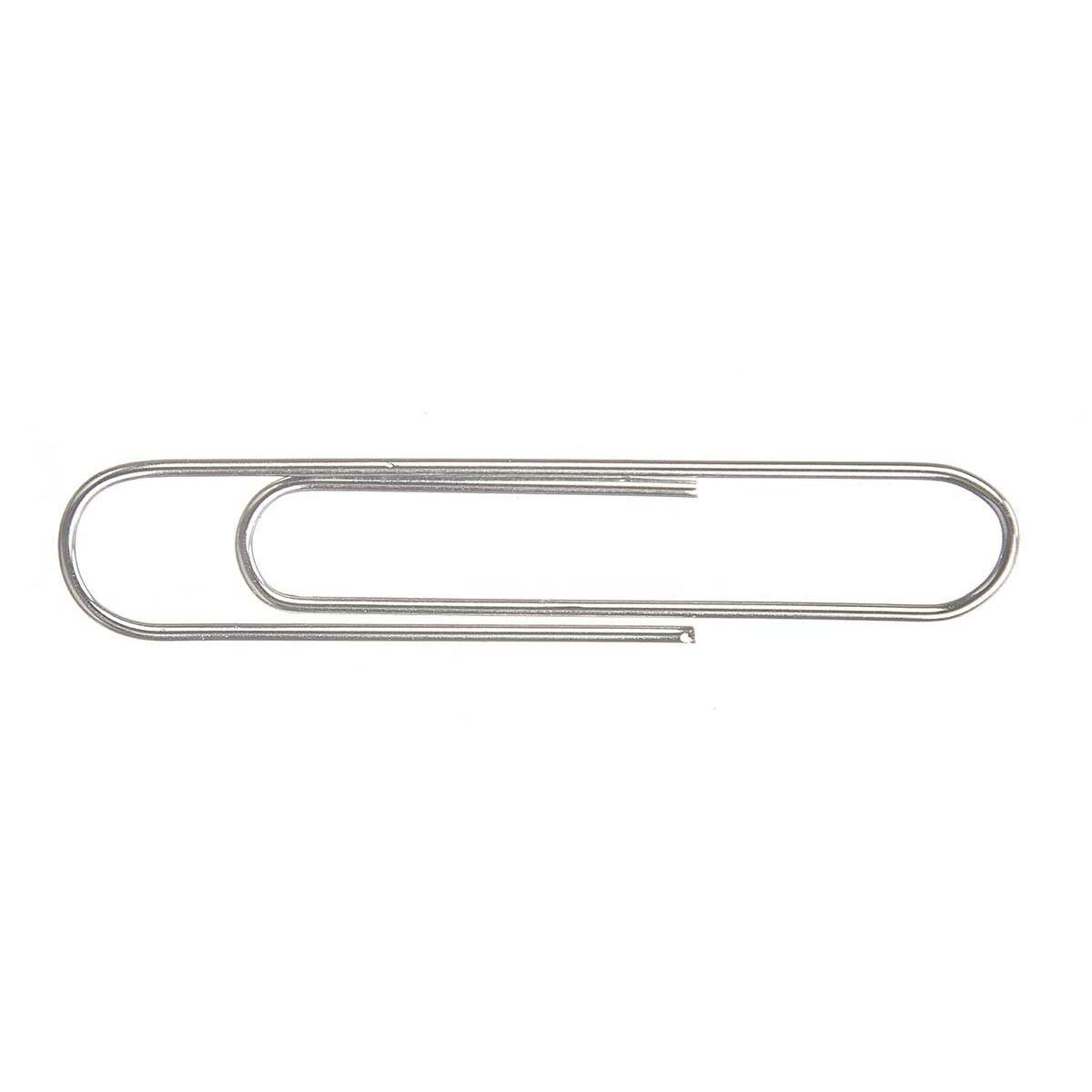 Clips Pincello 383 Plateado Metal Grande (24 Unidades)