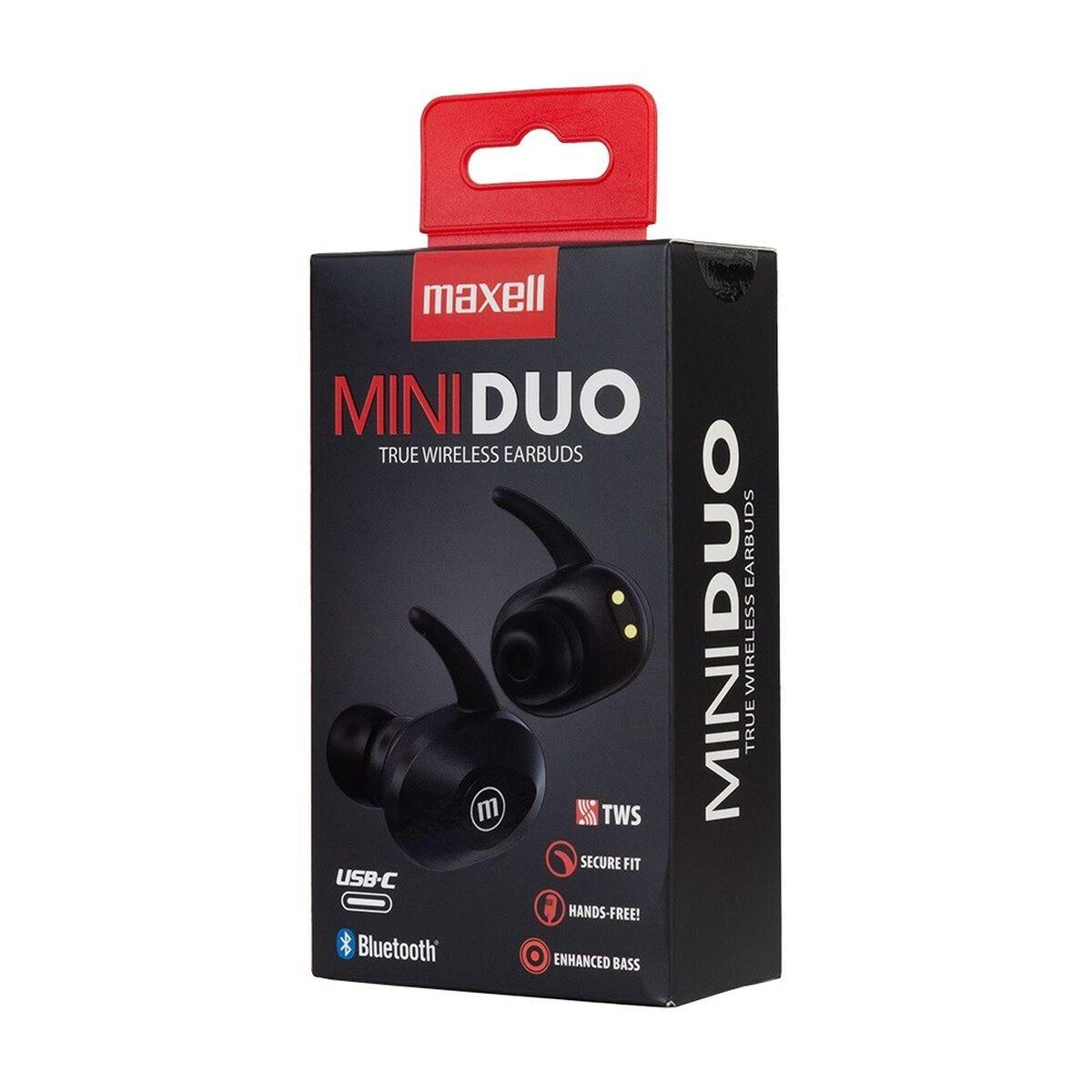 Auriculares con Micrófono Maxell MINI DUO Negro