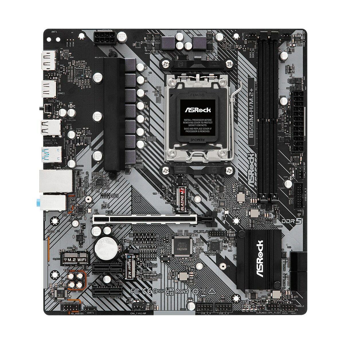 Placa Base ASRock B650M-H/M.2+ AMD B650 AMD AM5