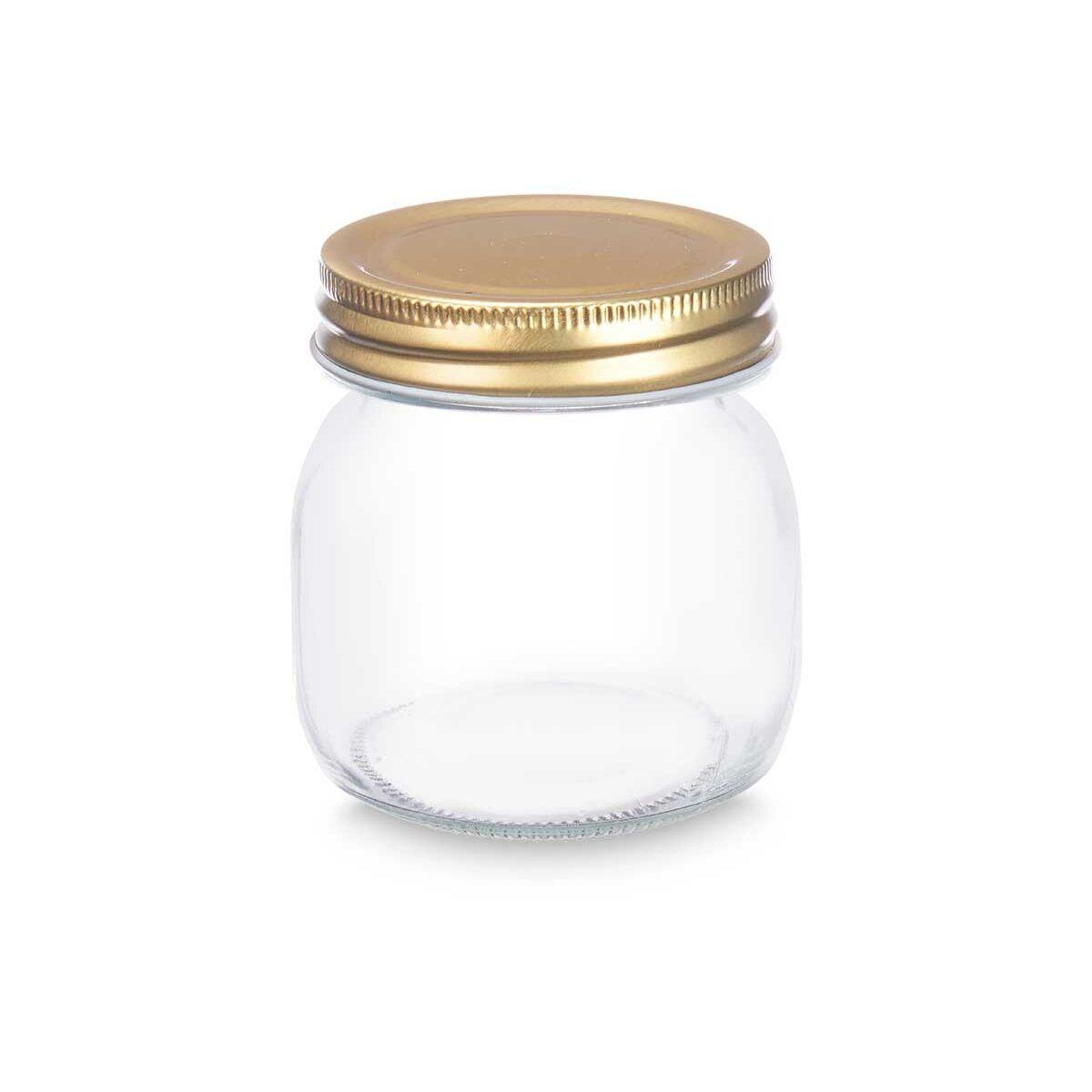 Tarro Vivalto CWDH04-12PK Transparente Dorado 300 ml (36 Unidades)