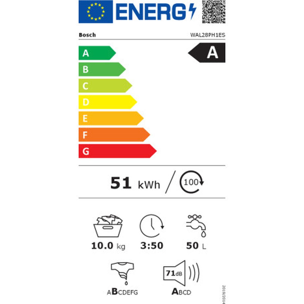 Lavadora BOSCH WAL28PH1ES 60 cm 1400 rpm 10 kg