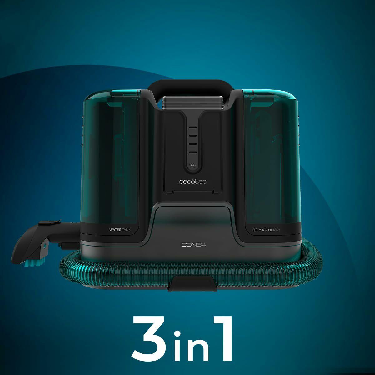 Aspirador Multiciclónico Cecotec Conga Carpet&Spot Clean Liberty Negro 150 W