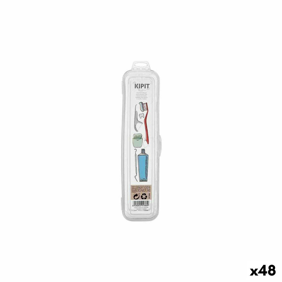 Estuche Higiene De viaje Transparente 4,3 x 23,3 x 6,2 cm (48 Unidades)