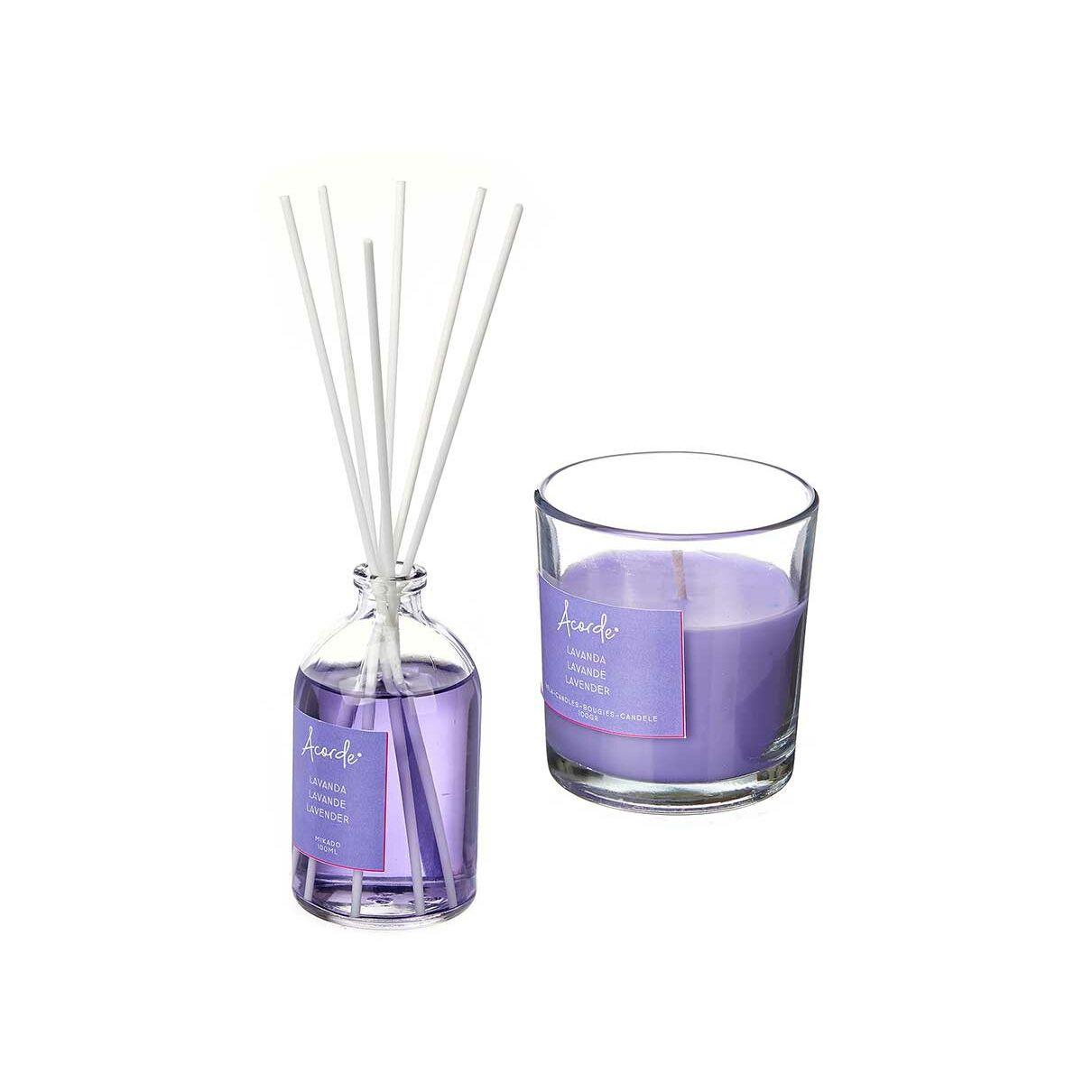 Set de Ambientadores Acorde E-924A Lavanda 100 ml (6 Unidades)