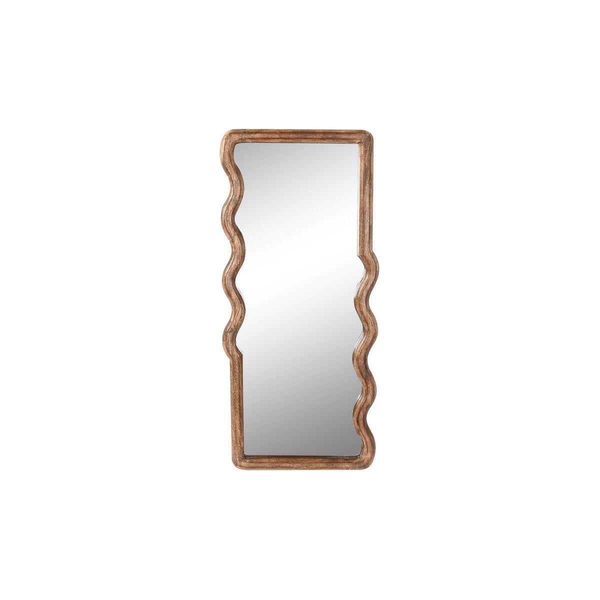 Espejo de pared Home ESPRIT Marrón Madera de mango Urbano 44 x 3 x 100 cm