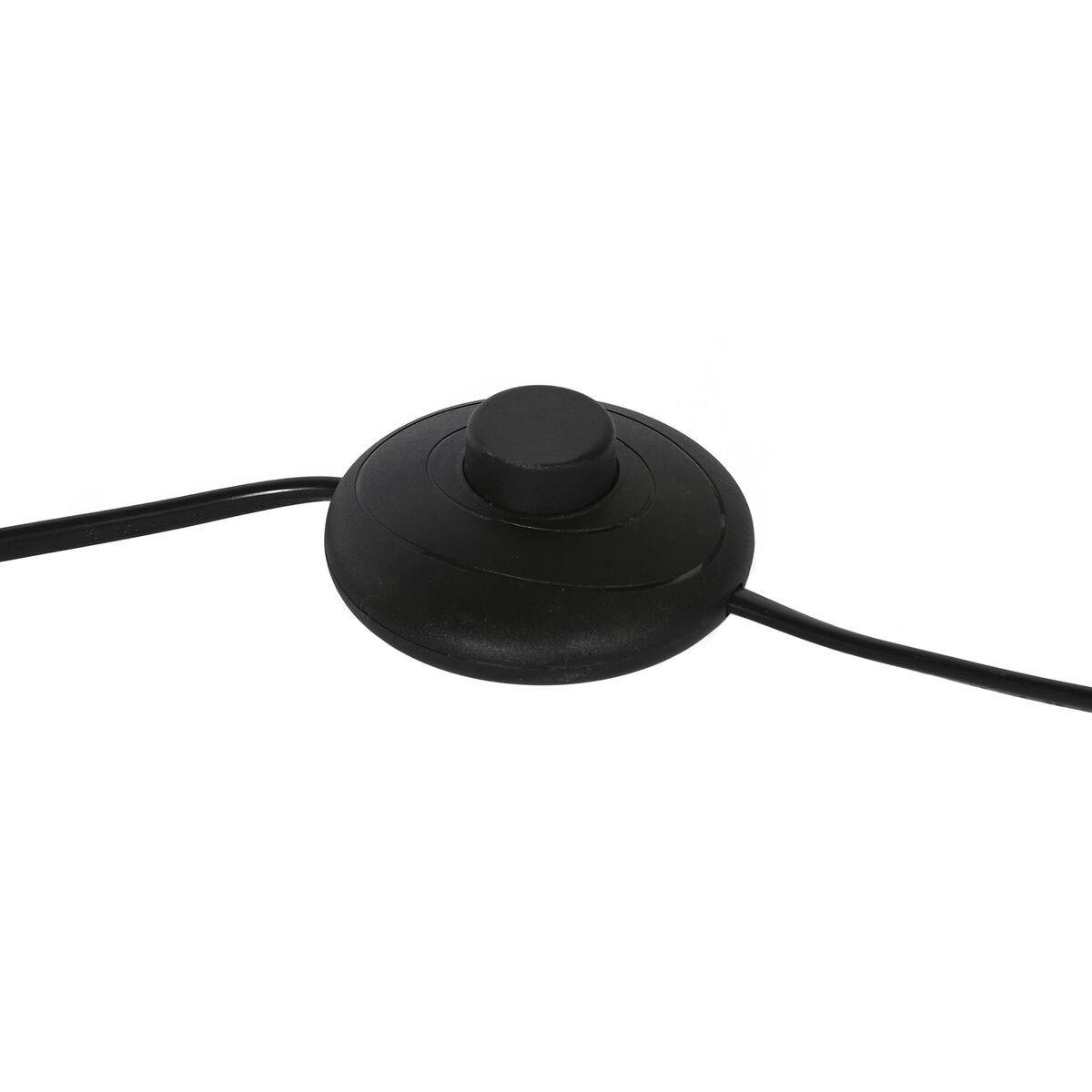 Lámpara de Pie Home ESPRIT Blanco Negro Dorado Metal Porcelana Polipropileno 25 x 25 x 166 cm