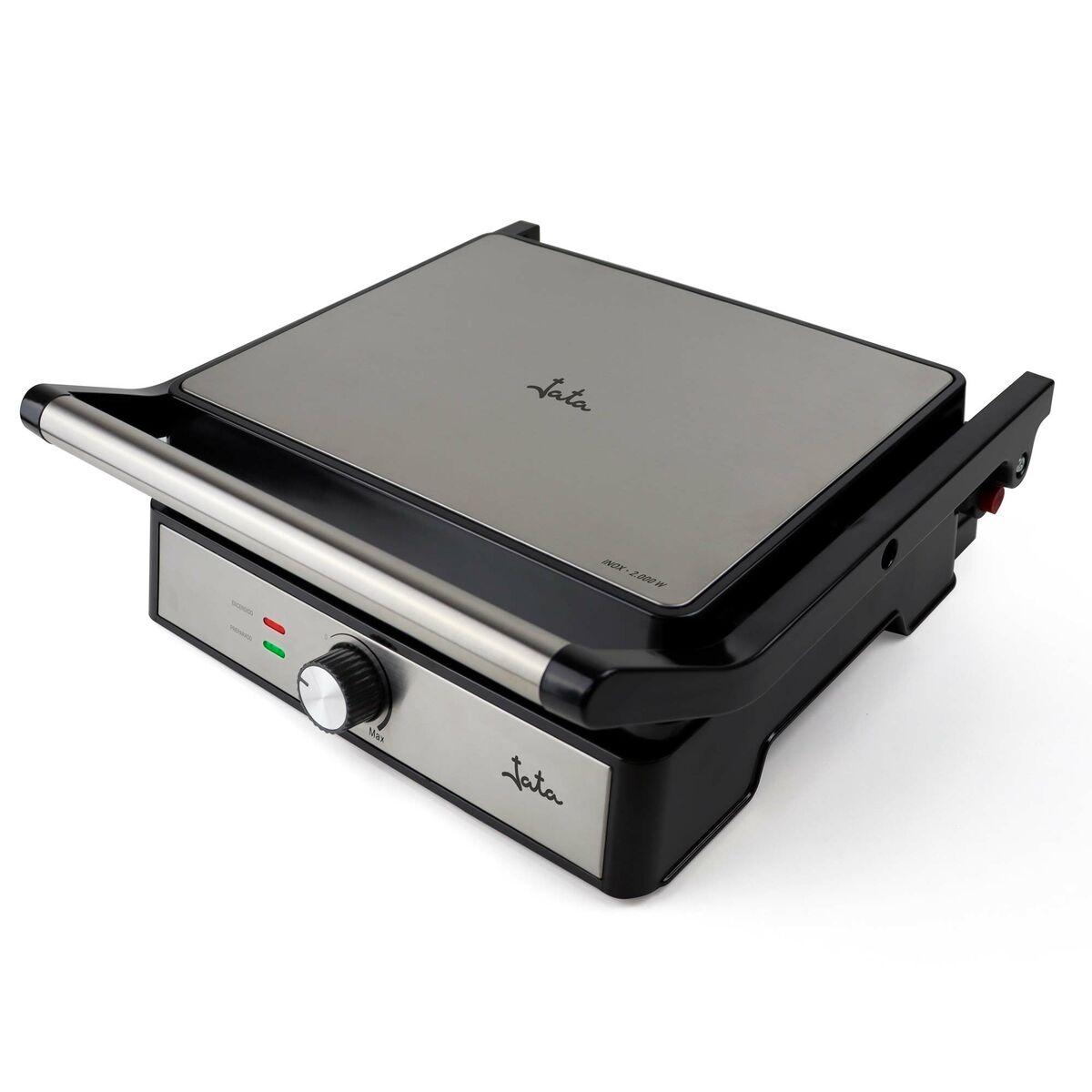 Sandwichera JATA JEGR1595 Acero 2000 W