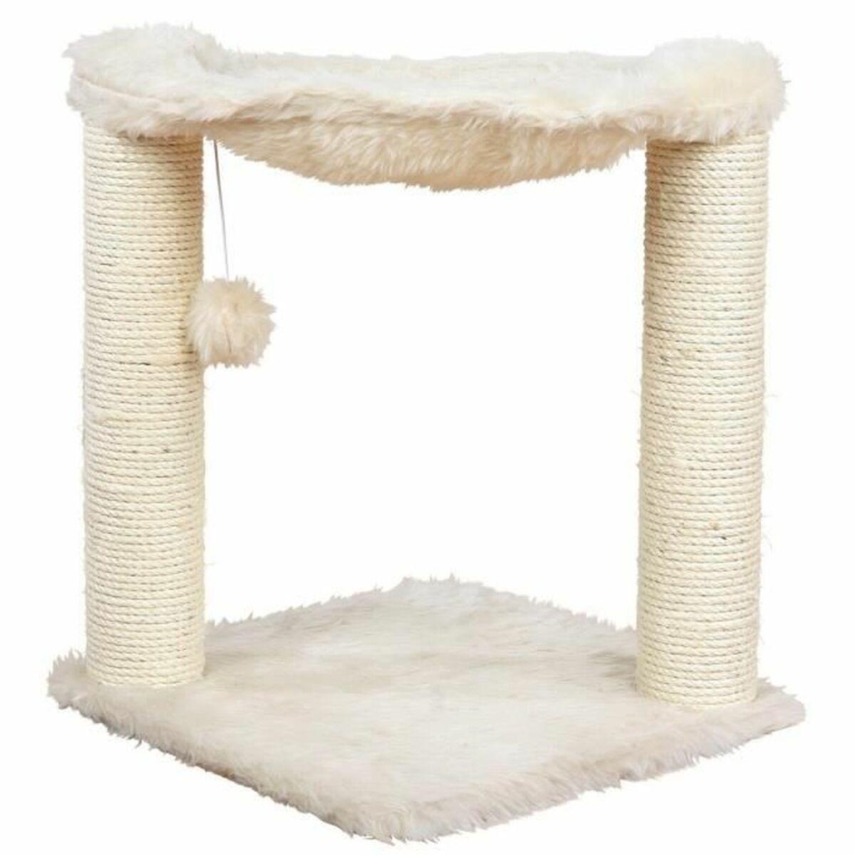 Árbol rascador para gatos Trixie Baza Crema Madera Sisal 50 cm