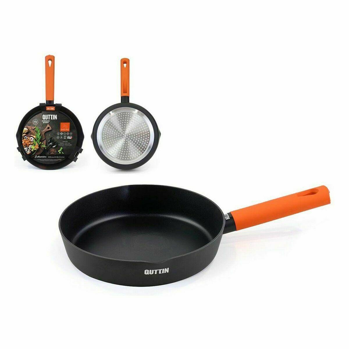 Sartén Quttin Gastro Negro Naranja 42 x 27,5 x 5,4 cm (6 Unidades)