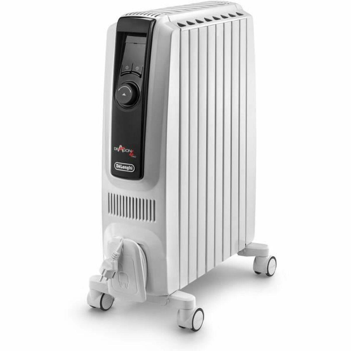 Radiador de Aceite (8 cuerpos) DeLonghi Dragon 4 Pro Blanco 2000 W