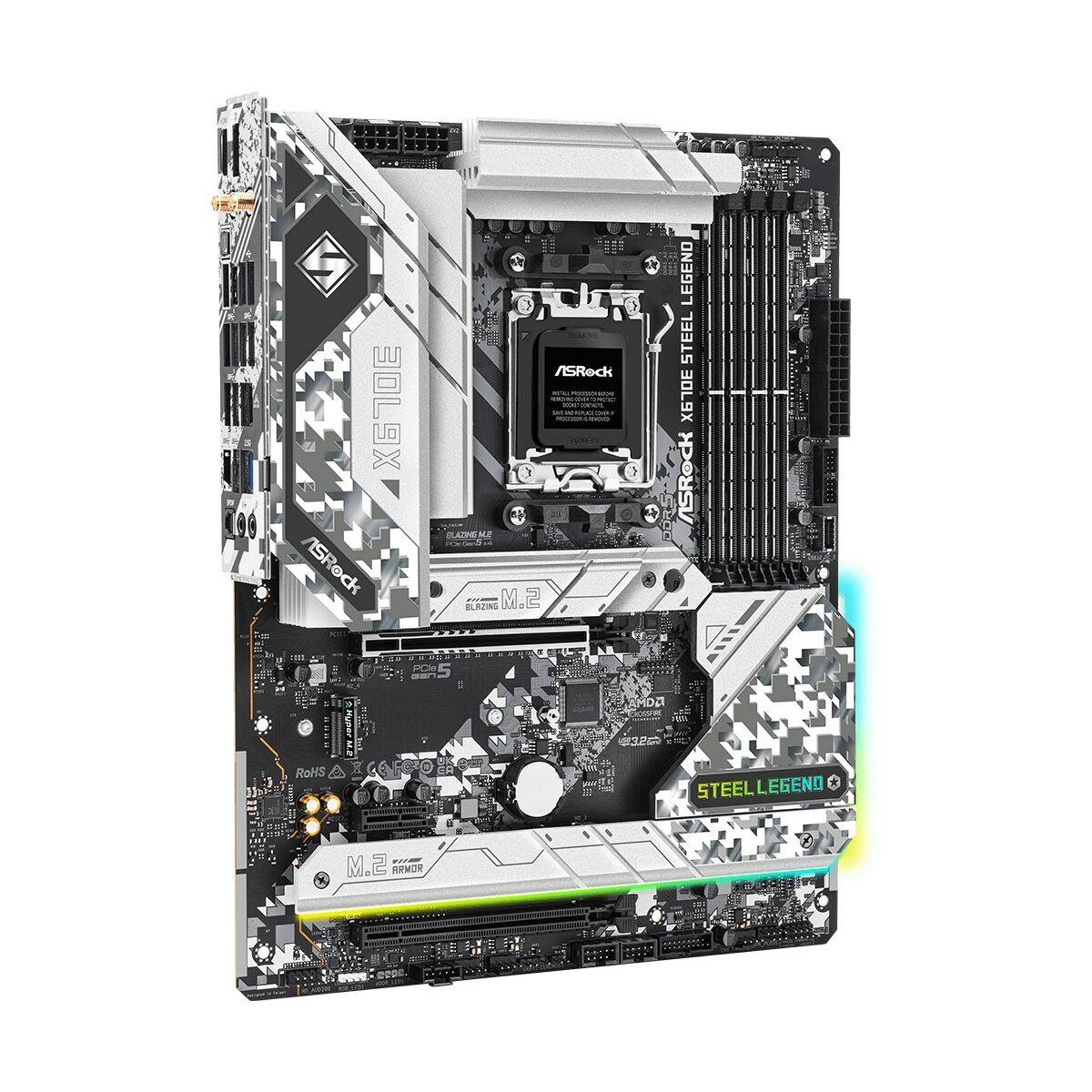 Placa Base ASRock X670E Steel Legend Intel Wi-Fi 6 AMD AM5