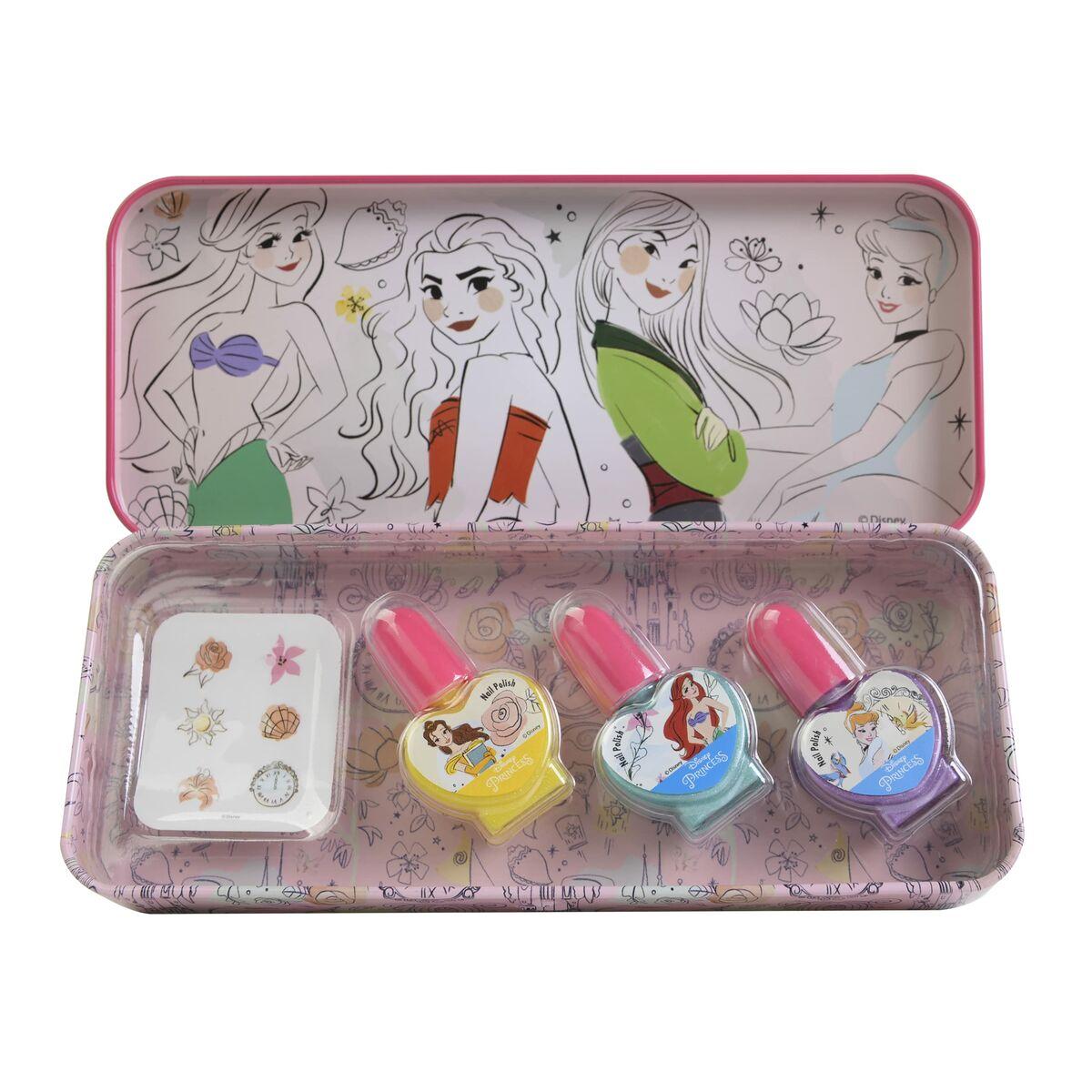 Set de Maquillaje Infantil Disney Princess Pintaúñas