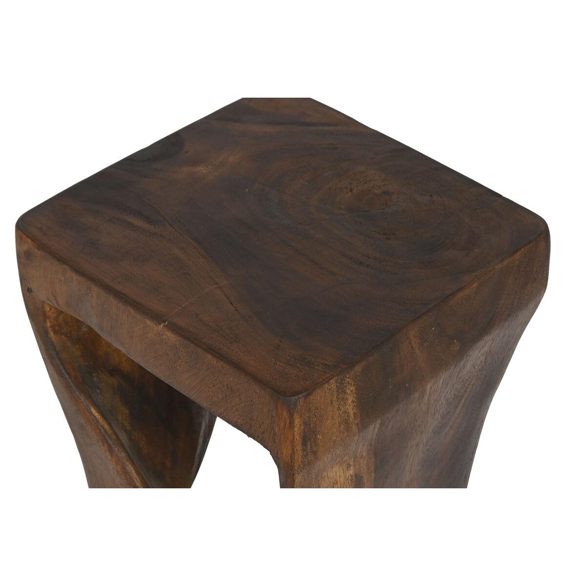 Mesita Auxiliar Home ESPRIT Natural Marrón oscuro 27 x 27 x 60 cm