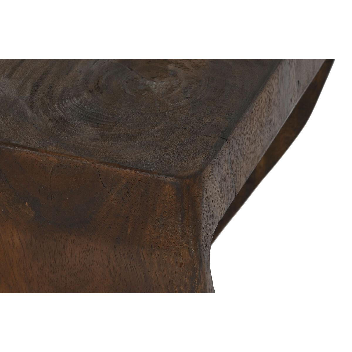 Mesita Auxiliar Home ESPRIT Natural Marrón oscuro 27 x 27 x 60 cm