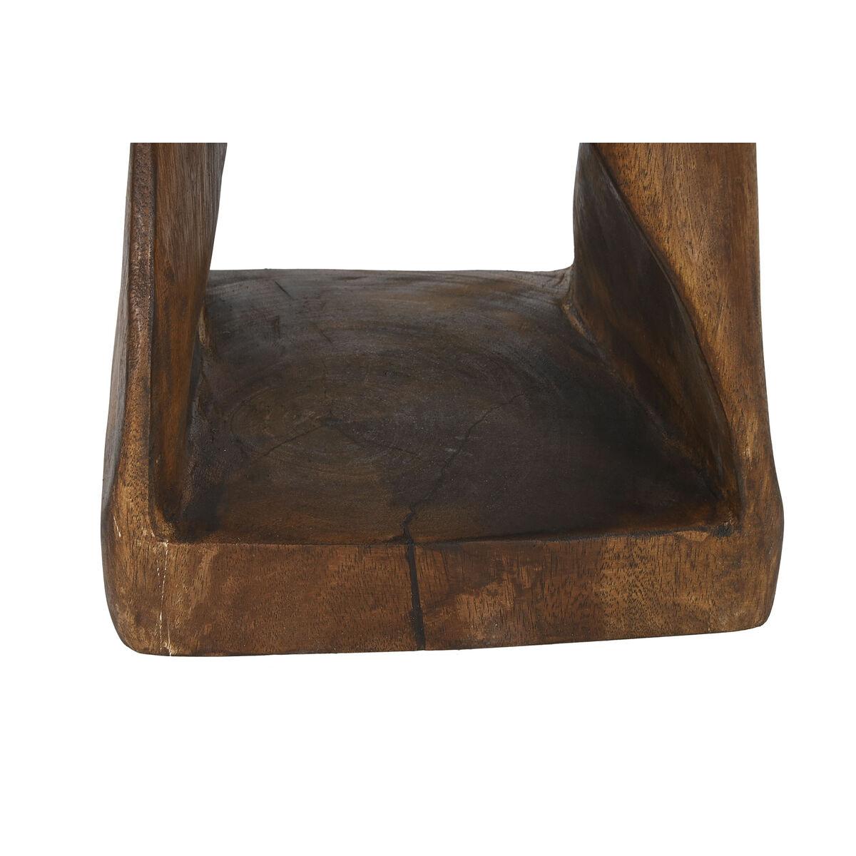 Mesita Auxiliar Home ESPRIT Natural Marrón oscuro 27 x 27 x 60 cm