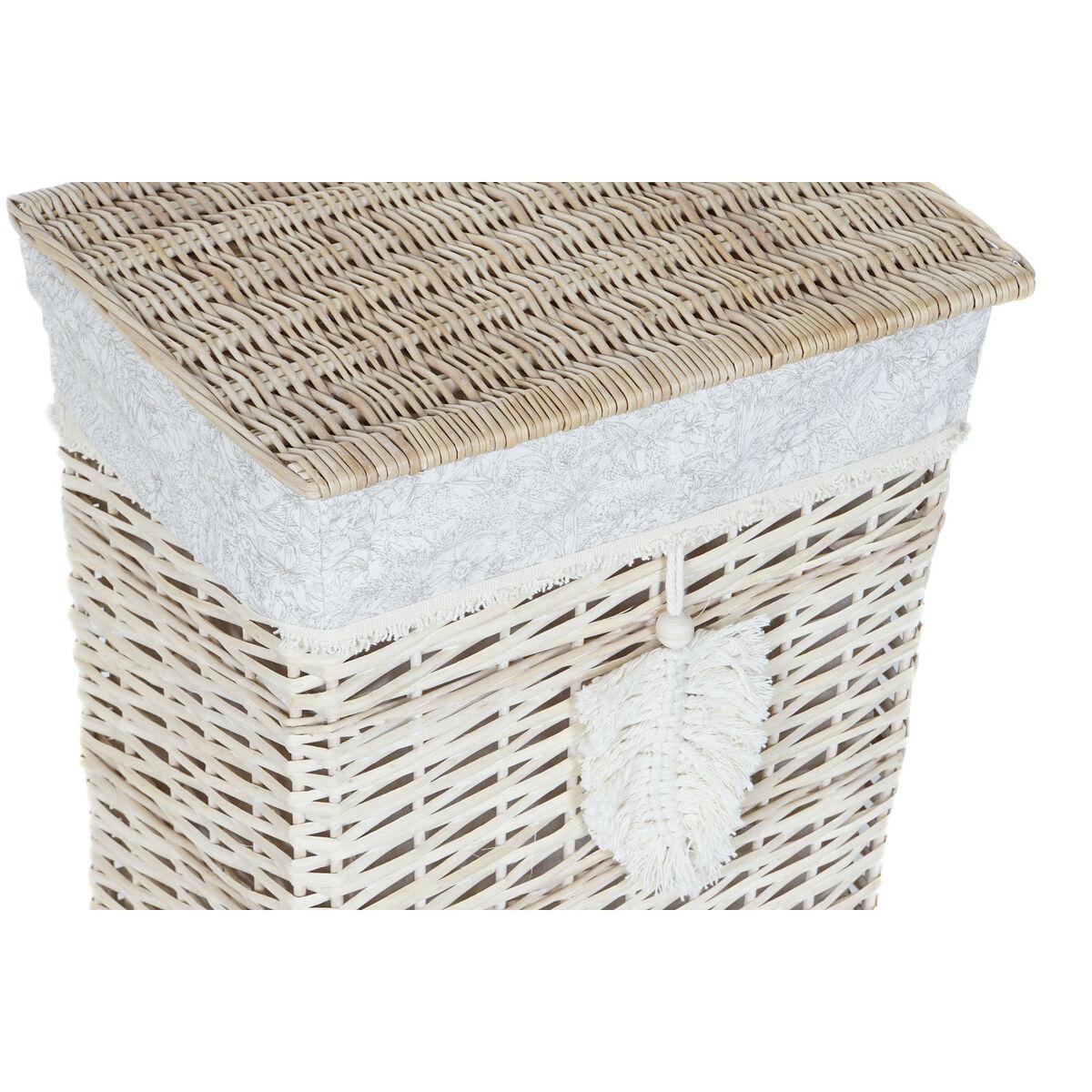 Juego de Cestos Home ESPRIT Crema Natural 47 x 35 x 55 cm