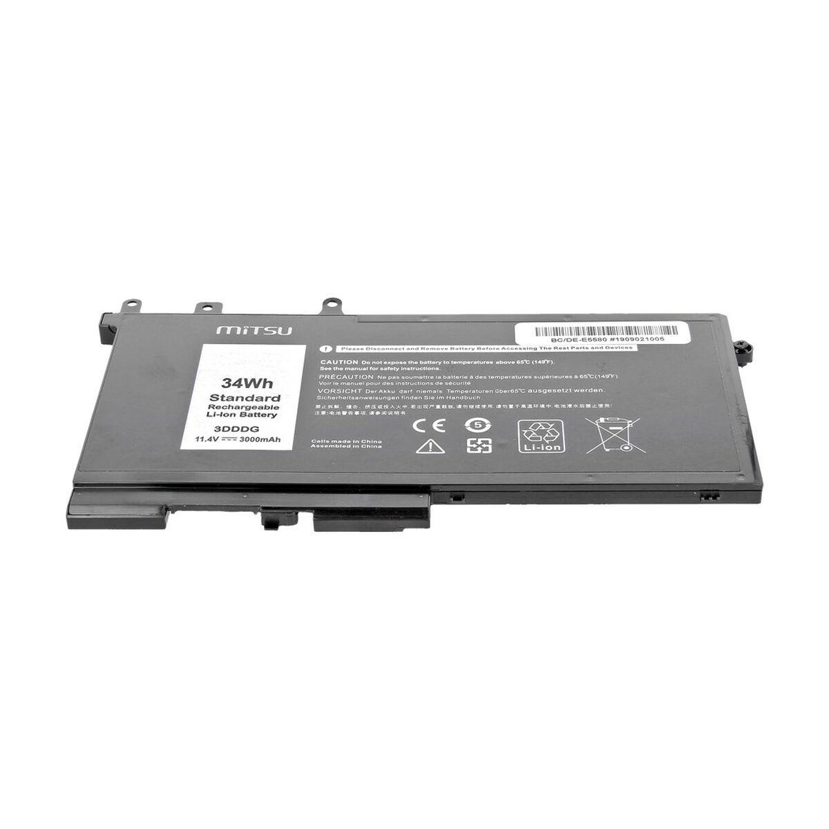 Batería para Portátil Mitsu 5BM308 Negro 3000 mAh