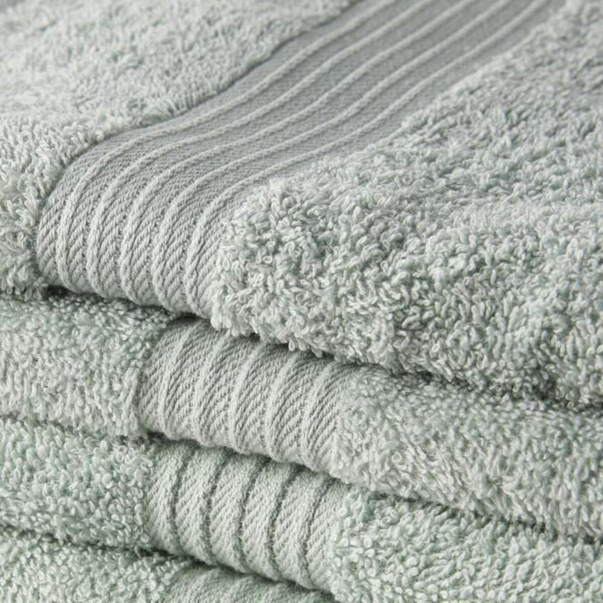Set de Toallas TODAY Essential Celadon Verde Claro 50 x 90 cm (10 Unidades)