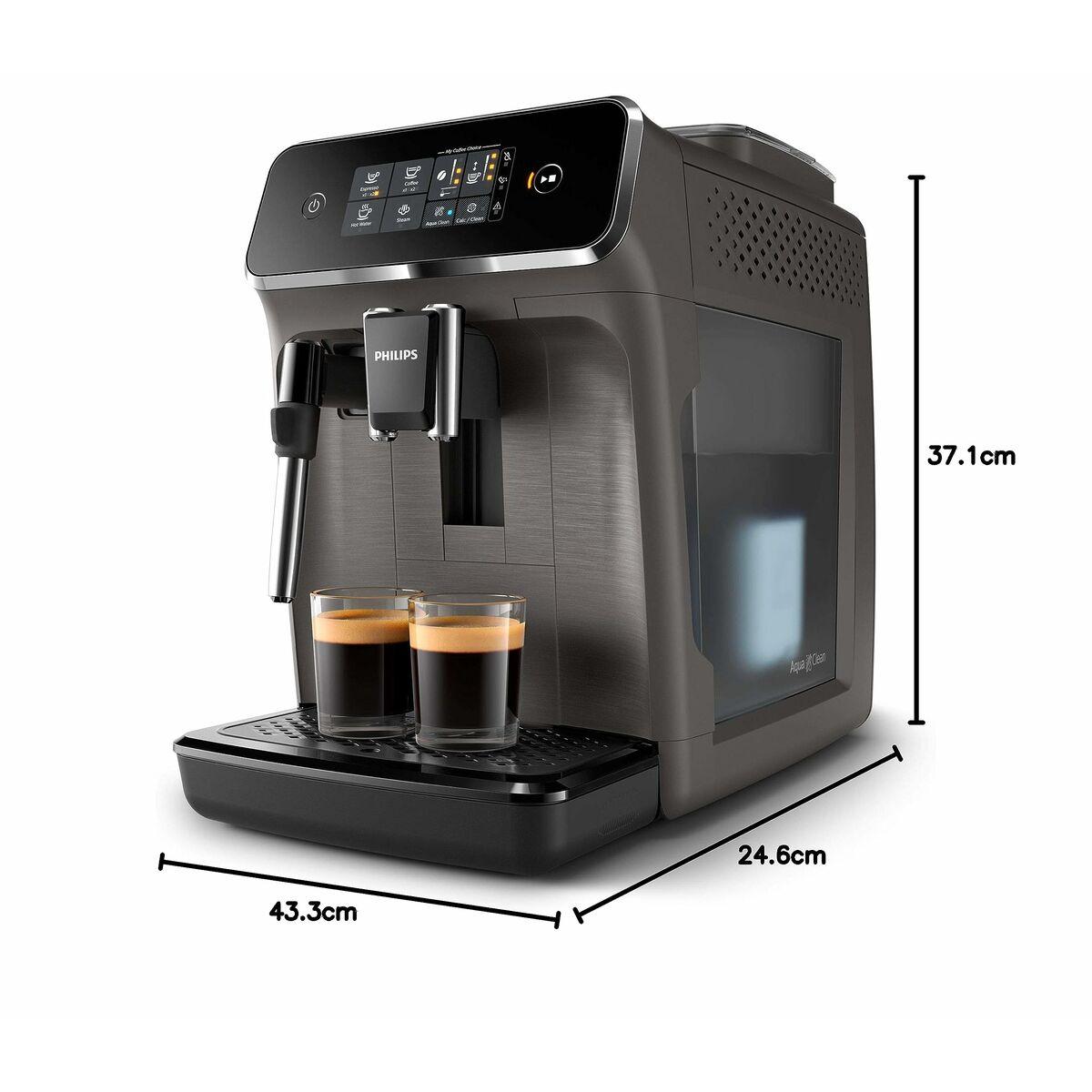 Cafetera Superautomática Philips EP2224/10 1,8 l 1500W Antracita 1500 W 15 bar 1,8 L