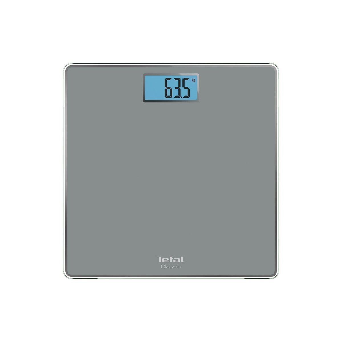 Báscula Digital de Baño Tefal PP150 Gris Plateado 31 x 21 x 3 cm