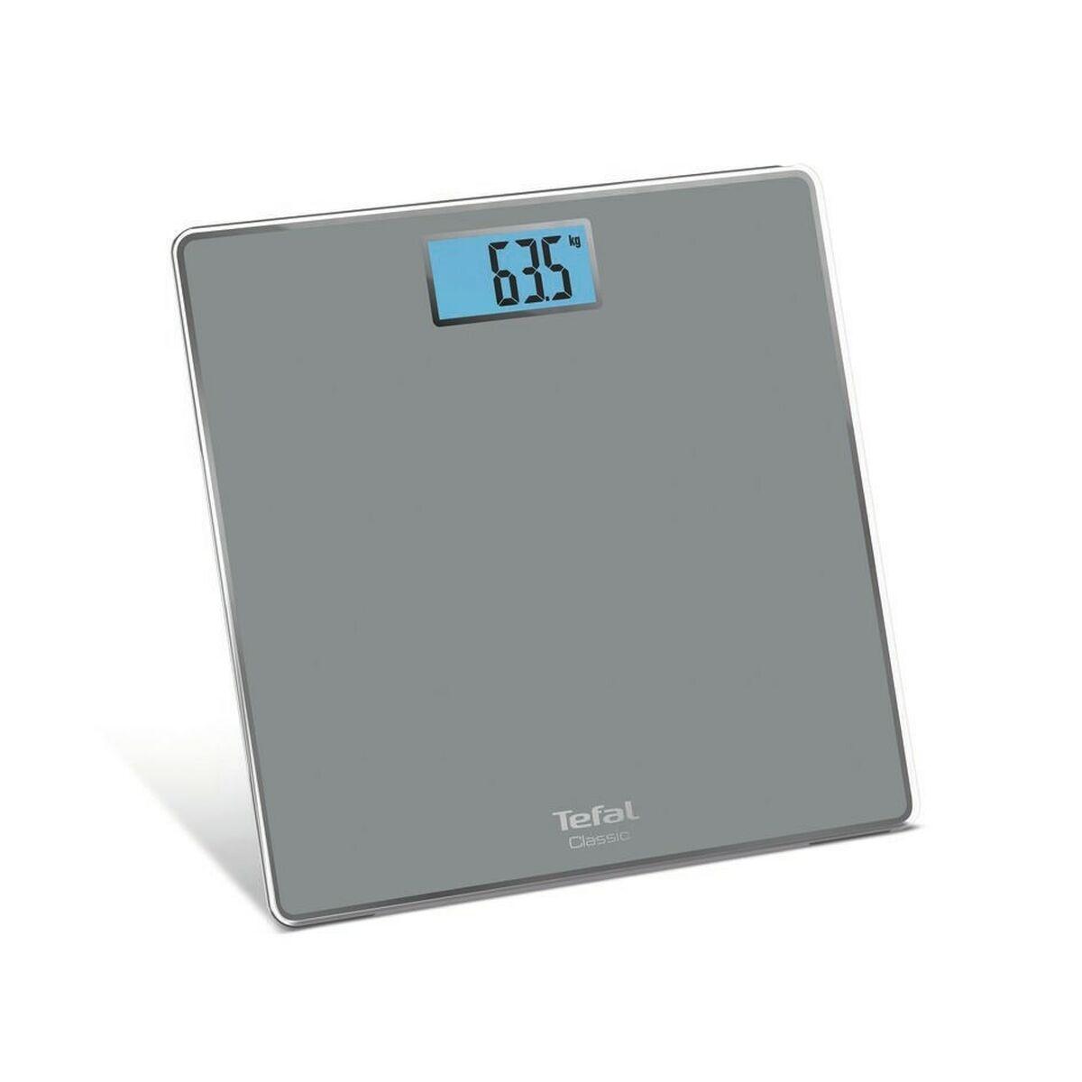 Báscula Digital de Baño Tefal PP150 Gris Plateado 31 x 21 x 3 cm