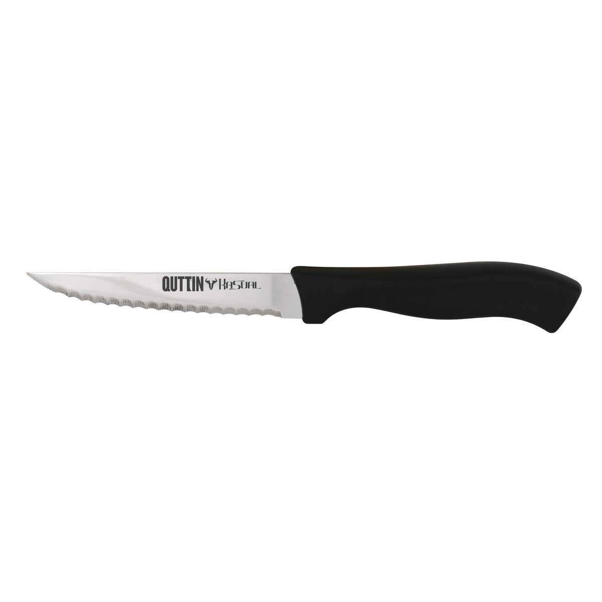 Cuchillo de Sierra Quttin Kasual 22 x 2 x 1,5 cm Negro Plateado
