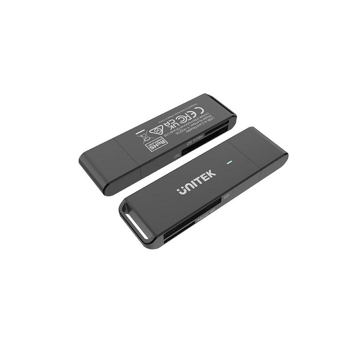 Lector de Tarjetas Externo Unitek Y-9327A Negro