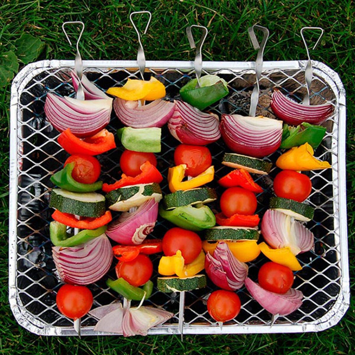 Barbacoa Desechable Acero Inoxidable Aluminio