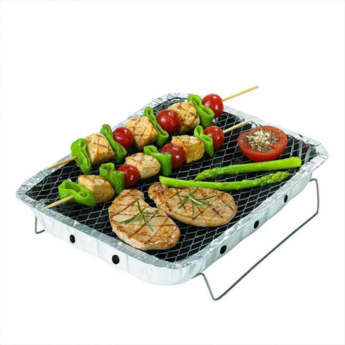 Barbacoa Desechable Acero Inoxidable Aluminio