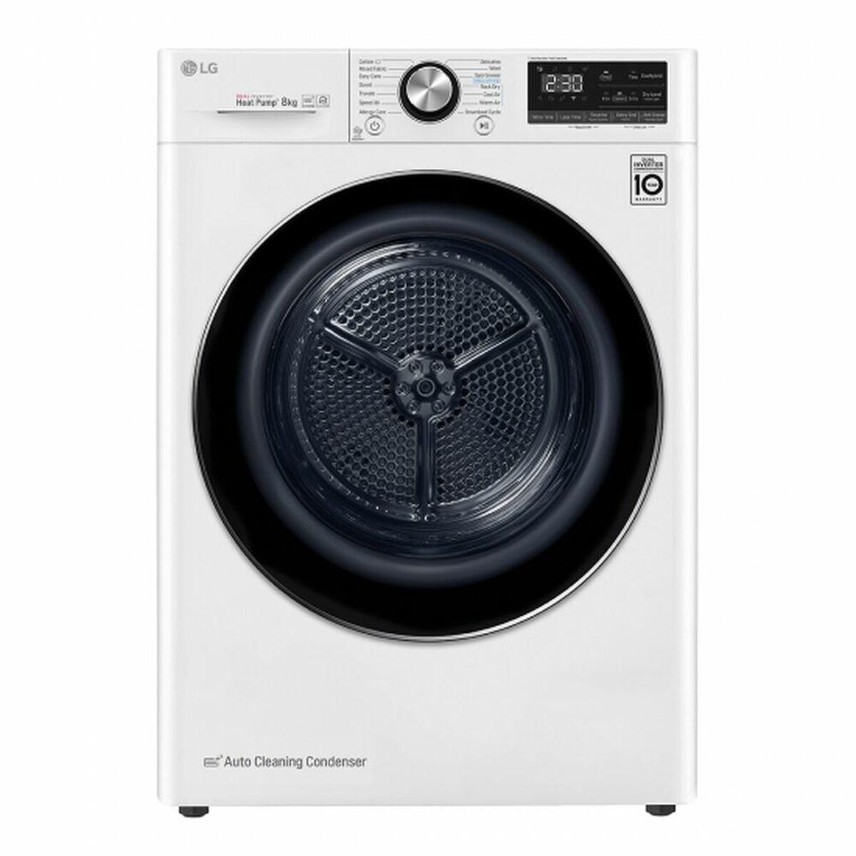 Secadora de condensación LG RC80V9AV2W Blanco 8 kg