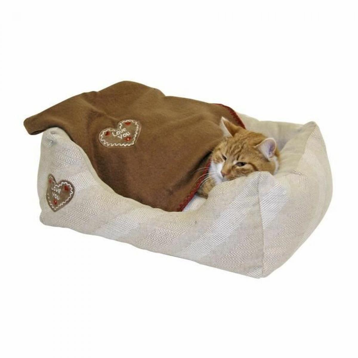 Cama para Perro Kerbl Love You 47 x 37 cm Beige