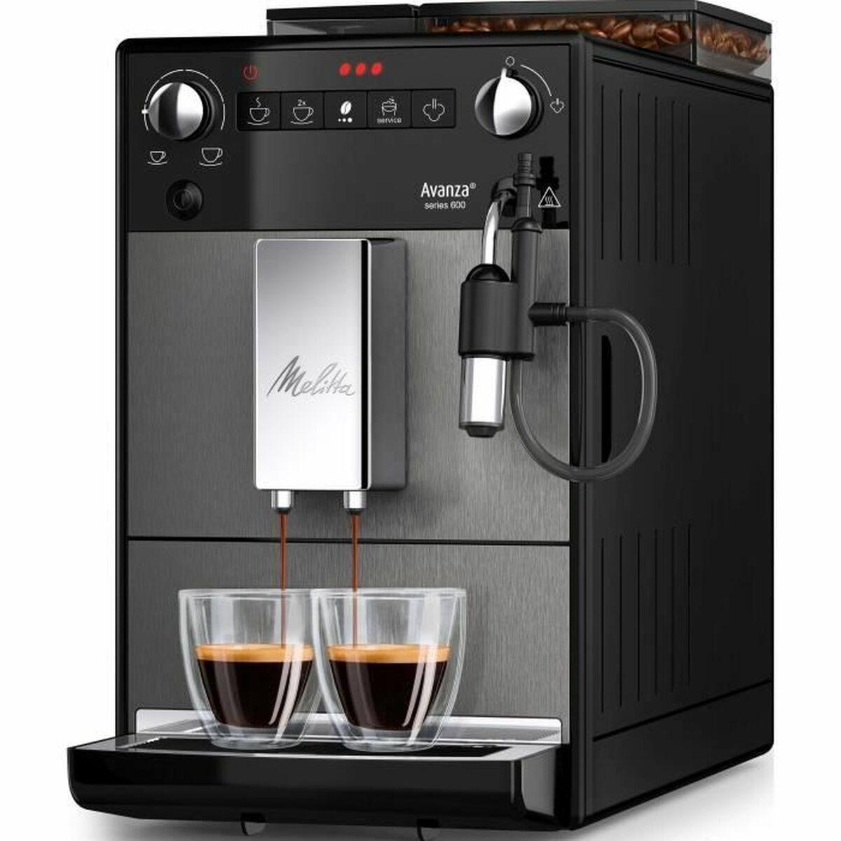 Cafetera Melitta 6767843 Negro Plateado 1450 W 15 bar 1,5 L 250 g