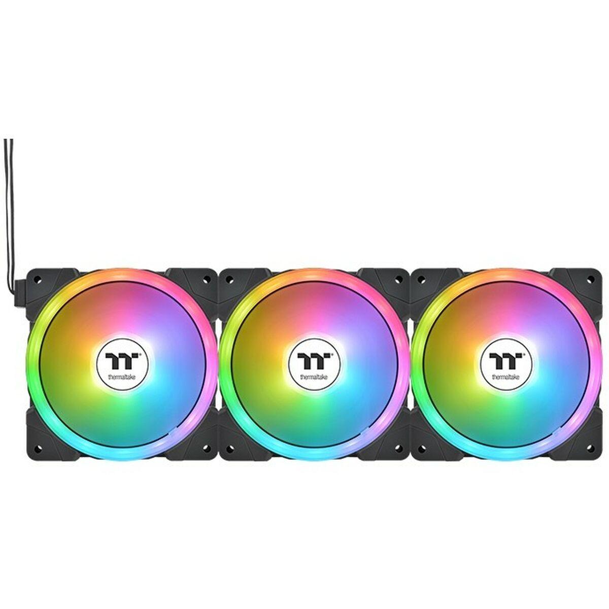 Ventilador de Caja THERMALTAKE CL-F167-PL12SW-A Ø 12 cm (3 Unidades)