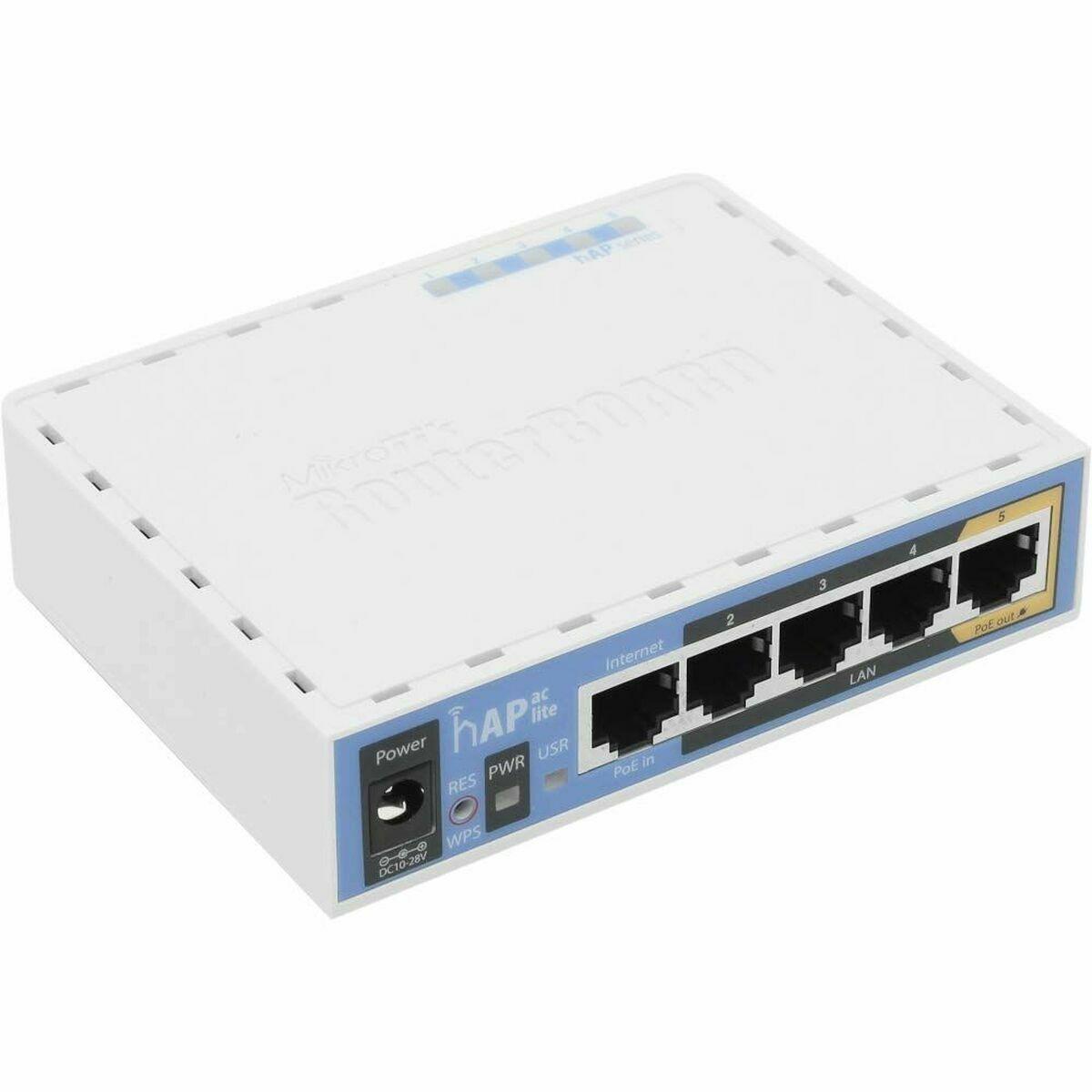 Router Mikrotik HAP ac lite Dual Chain 2.4 GHz 5 GHz Blanco 500 Mbit/s
