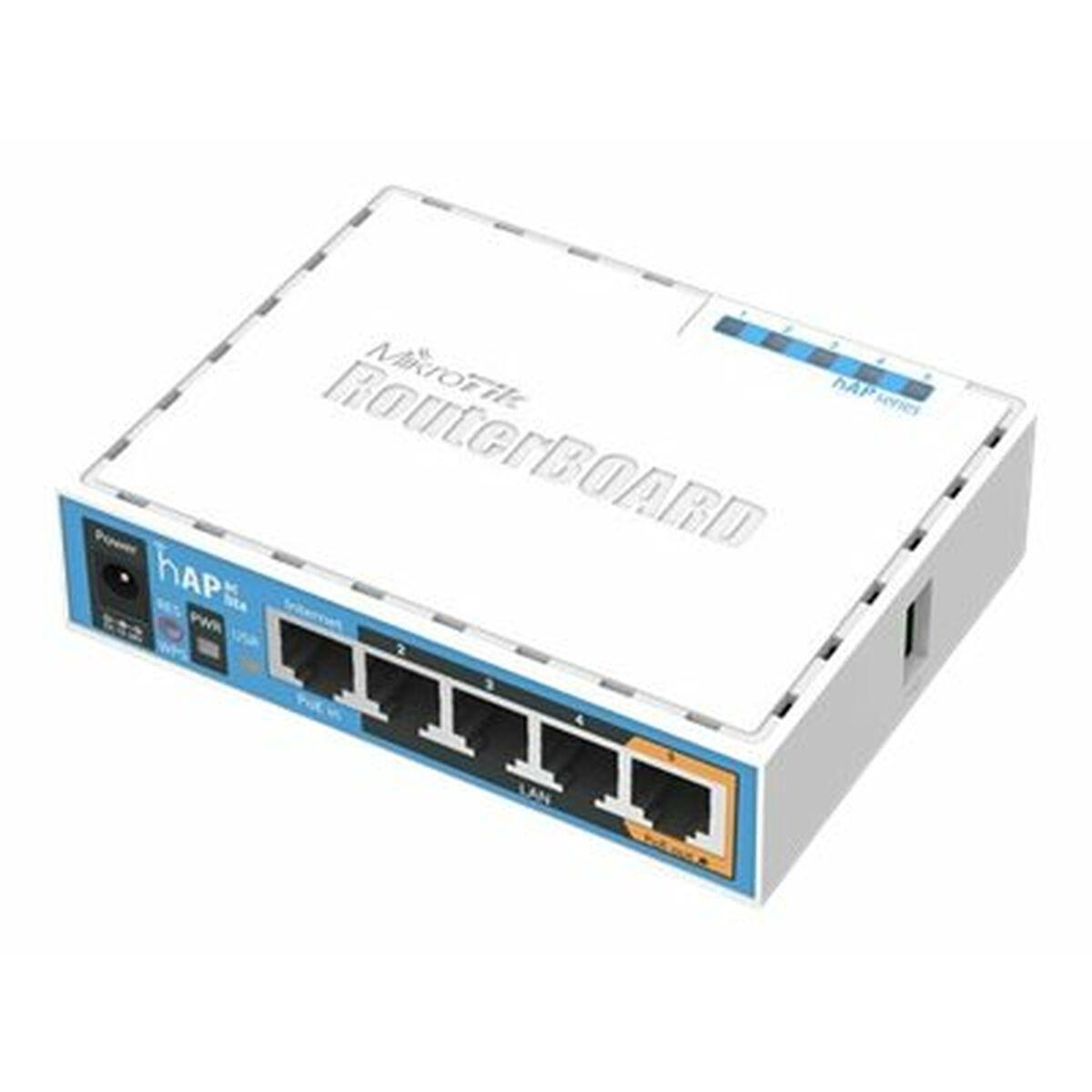 Router Mikrotik HAP ac lite Dual Chain 2.4 GHz 5 GHz Blanco 500 Mbit/s