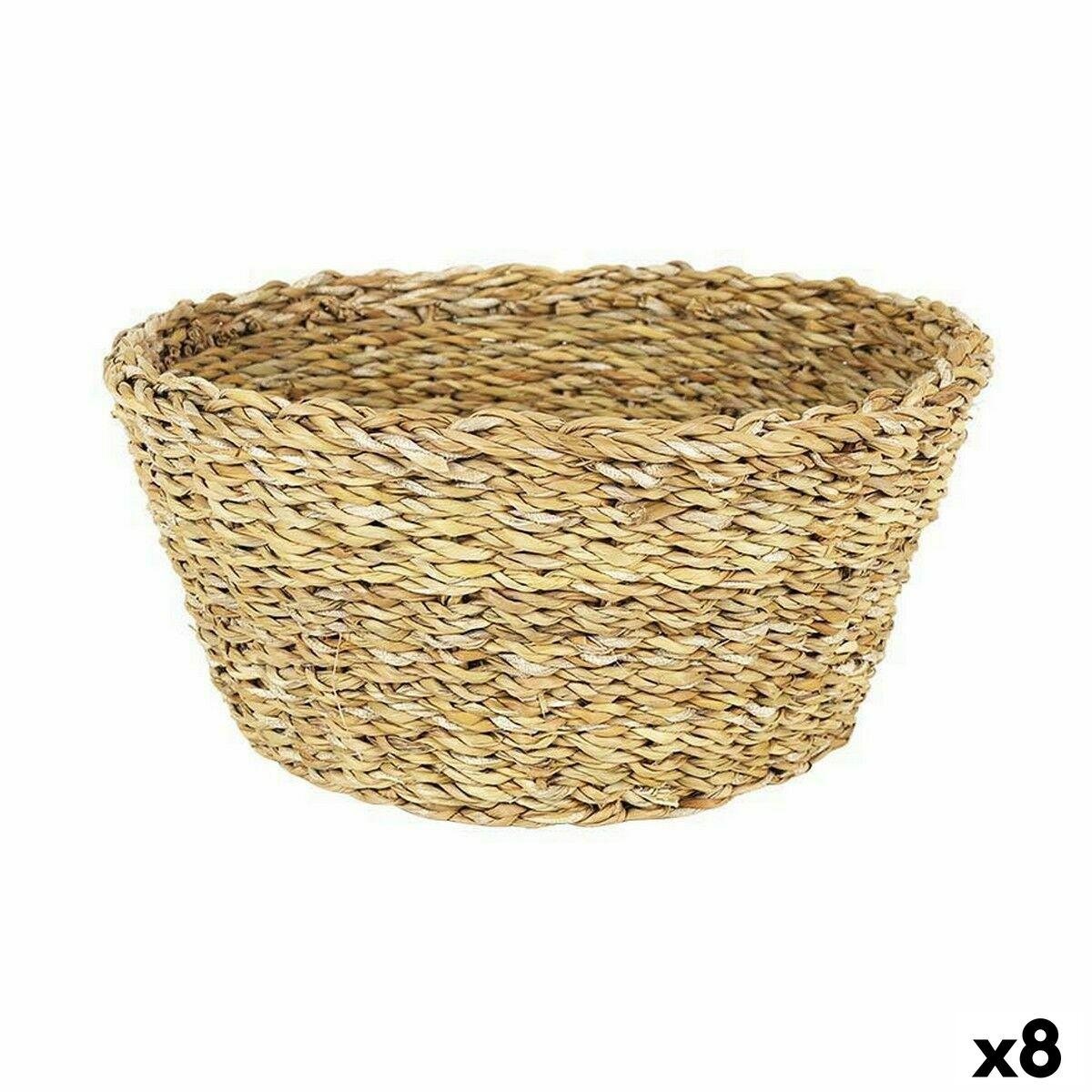 Cesta Multiusos Privilege Privilege Marrón Mimbre 30 x 30 x 13 cm (8 Unidades)
