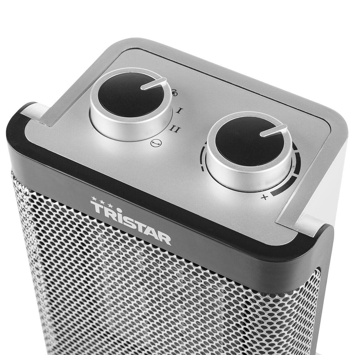 Calefactor Cerámico Portátil Tristar KA-5065 1500 W Gris Negro/Plateado