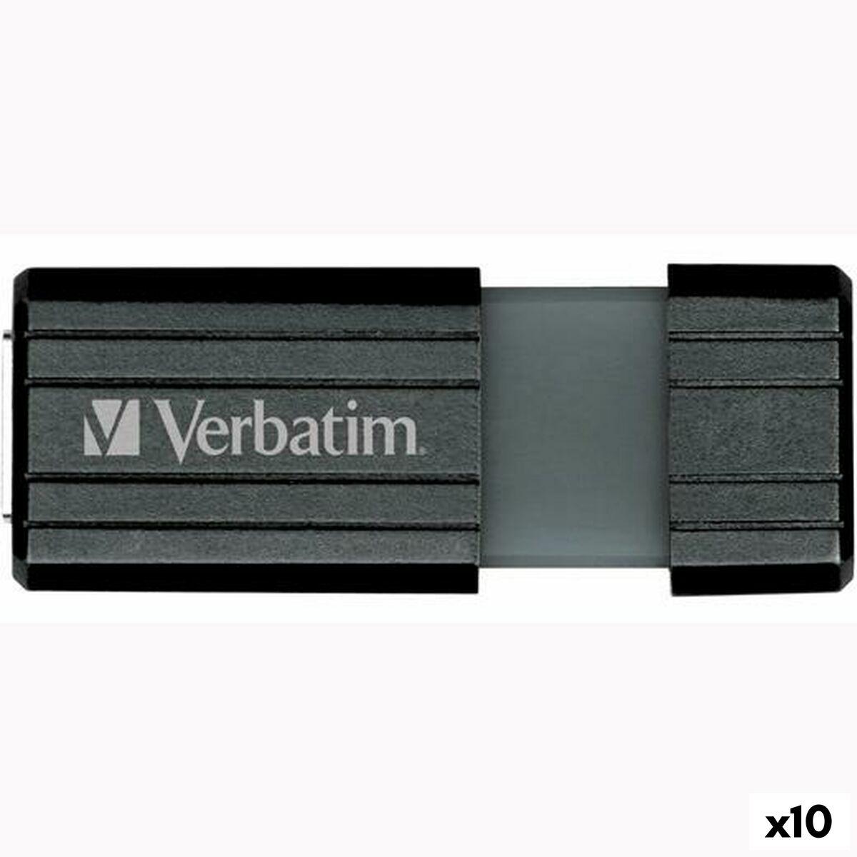 Memoria USB Verbatim Storengo Pinstripe Negro 8 GB
