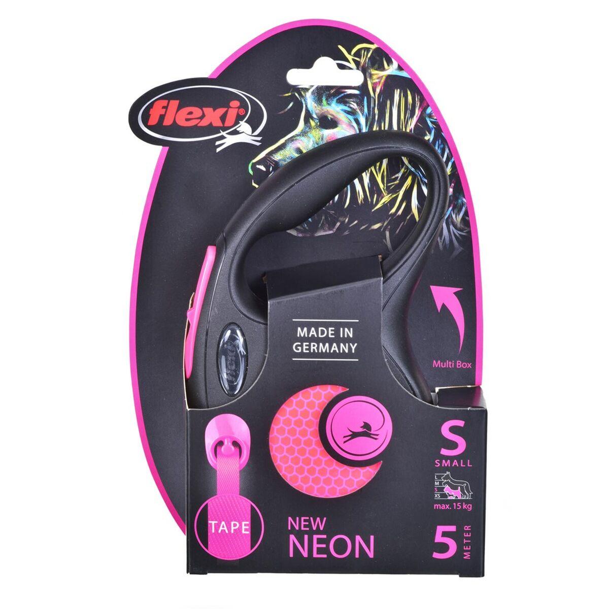 Correa para Perro Flexi S 5 m Rosa