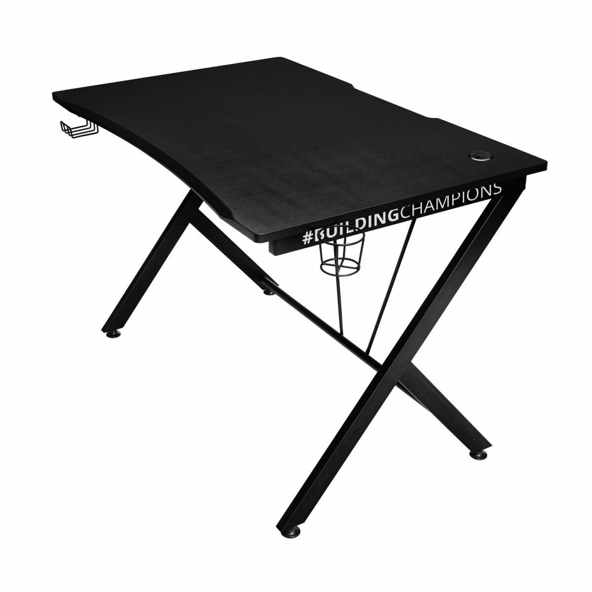 Mesa de Escritorio Trust GXT 711X Dominus Negro Gaming