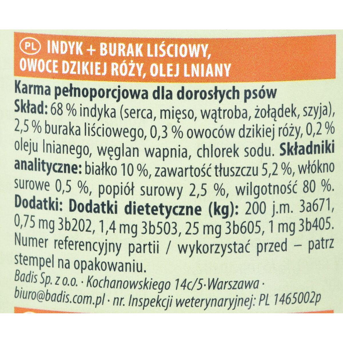 Comida húmeda Animonda GranCarno Superfoods Pavo Acelgas 400 g