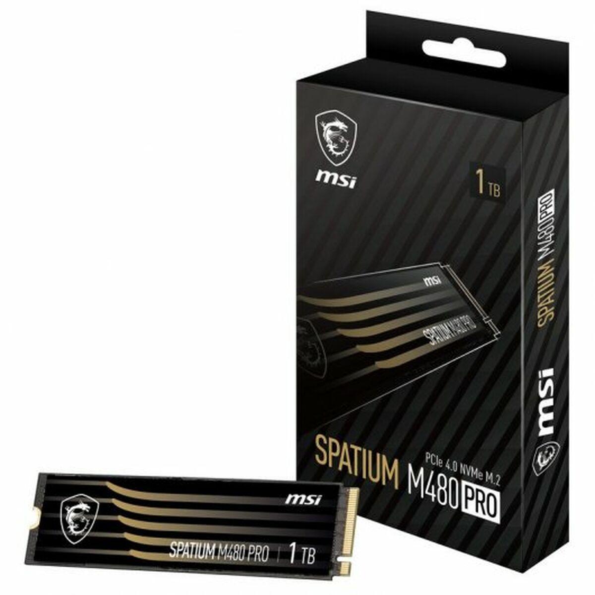 Disco Duro MSI SPATIUM M480 PRO PCIE 4.0 NVME M.2 1TB 1 TB SSD