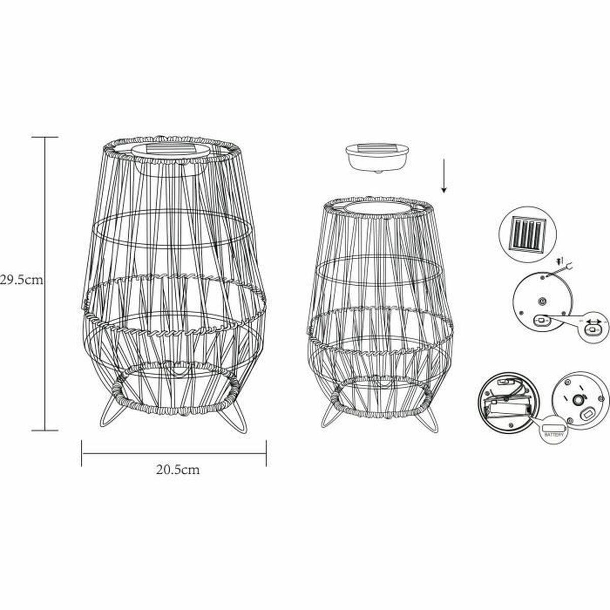 Lámpara solar Galix 30 cm
