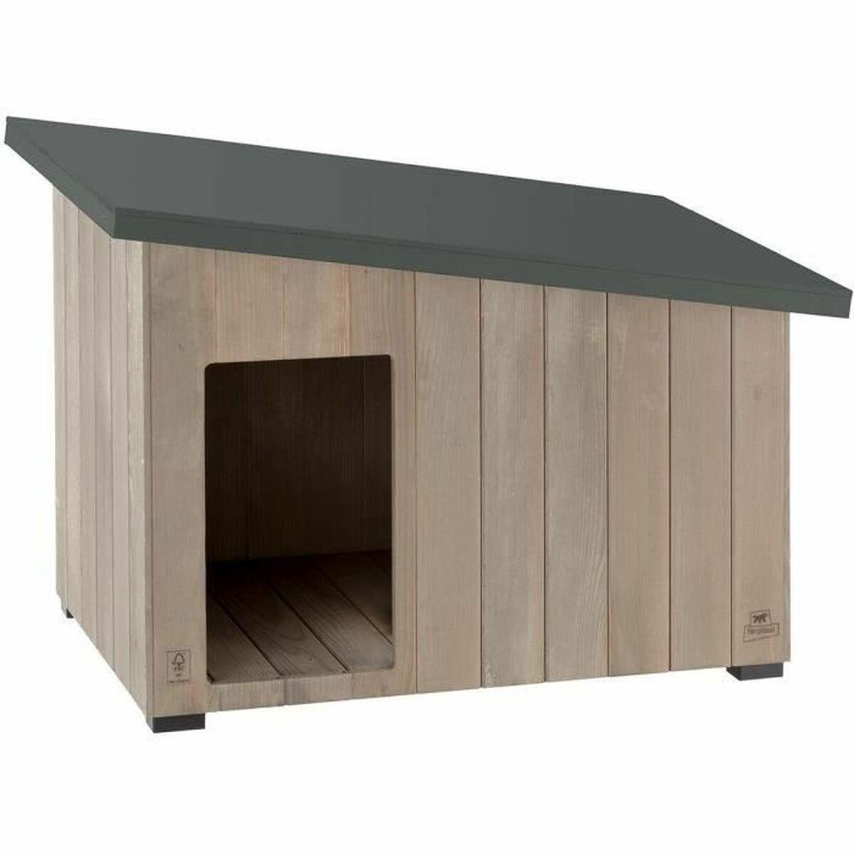 Caseta Ferplast Gris Taupé Madera de pino 48,5 x 38,5 x 30,5 cm