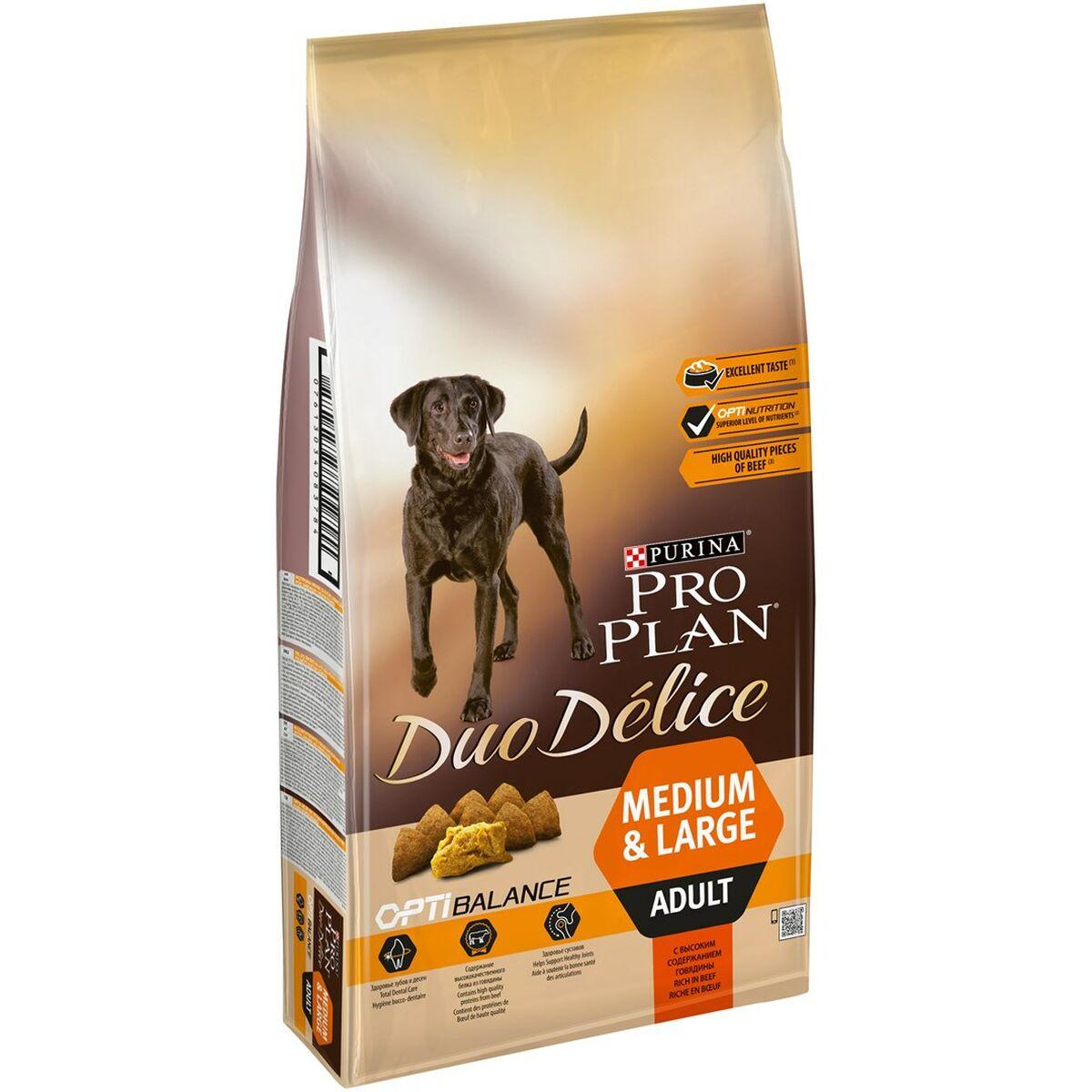 Pienso Purina Pro Plan DUO DÉLICE Adulto Ternera Carne de vacuno Arroz 10 kg