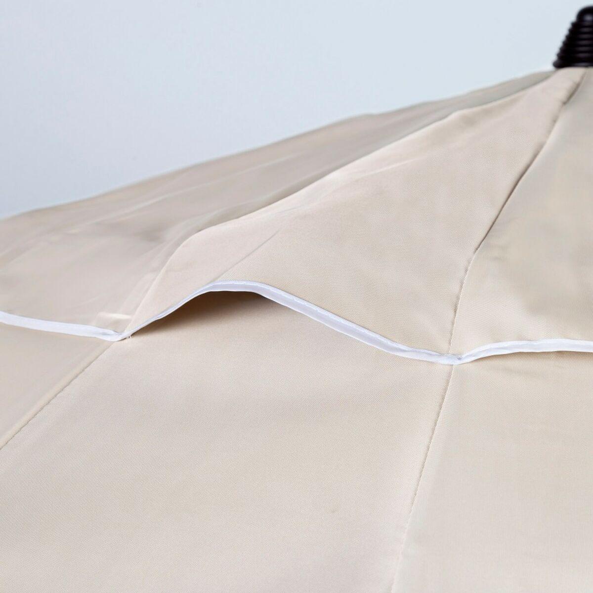 Sombrilla Aktive Crema Aluminio 240 x 235 x 240 cm (6 Unidades)