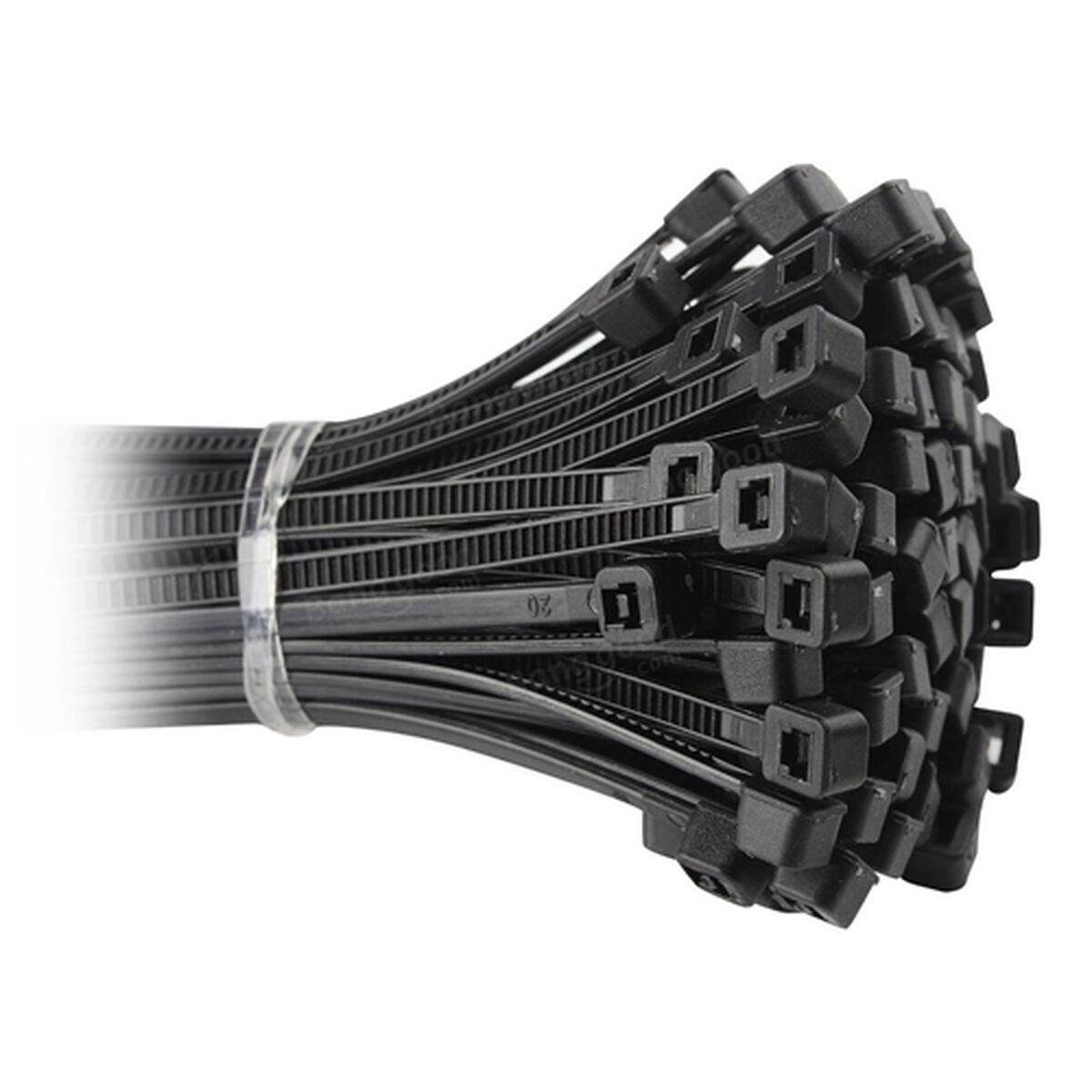 Bridas para cables Norma Group 100 Unidades Negro 45 x 430 mm Poliamida