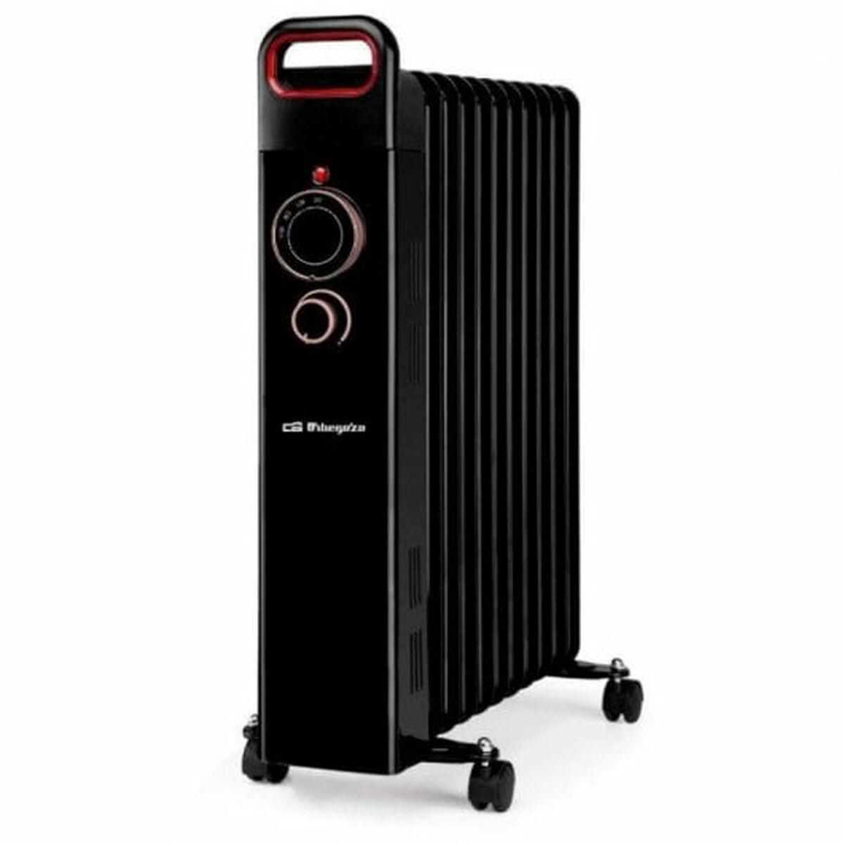 Radiador de Aceite (11 cuerpos) Orbegozo Run2500 Negro 2500 W