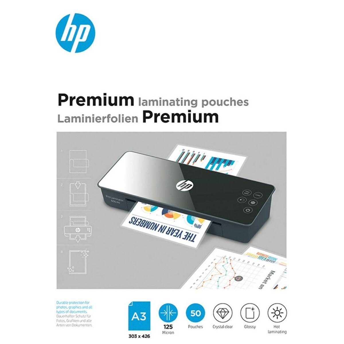 Fundas de plastificar Hewlett Packard HPF9127A3125050 A3 50 Hojas